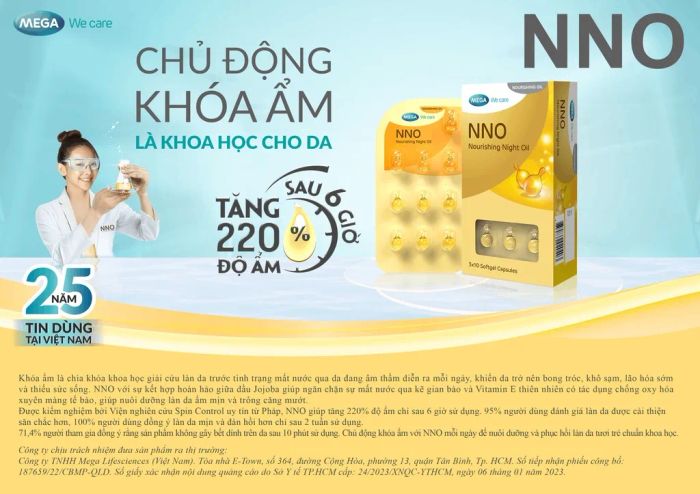 Hình ảnh chân thực viên dầu dưỡng da ban đêm Mega We Care NNO