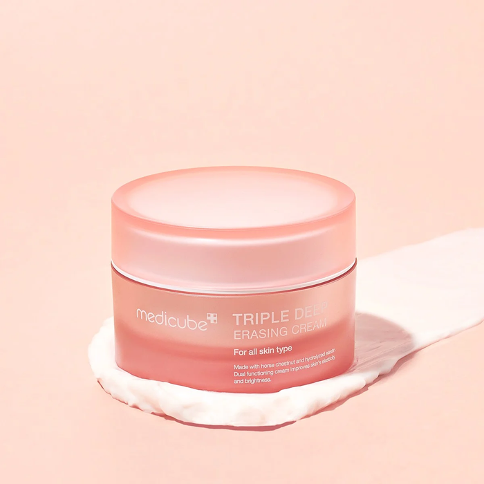 Hình ảnh thực tế kem dưỡng collagen Triple Deep Erasing Cream