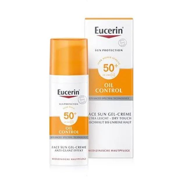 Hình ảnh minh họa Eucerin Oil Control SPF50+ - Kết cấu mỏng nhẹ không vệt trắng