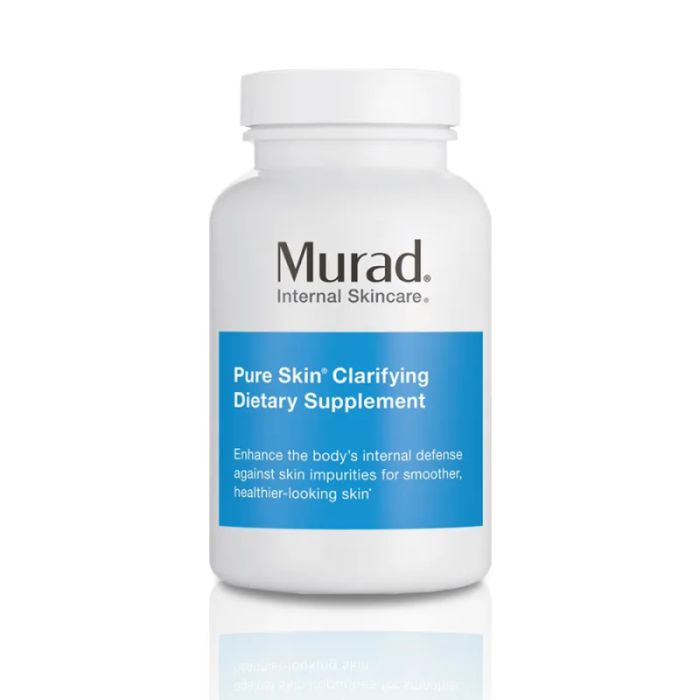 Hình ảnh thực tế viên uống Murad Pure Skin - Thiết kế chai nhựa 120 viên sang trọng