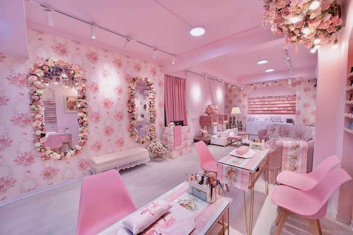 Không gian ngọt ngào tại Gemini Nails and Beauty
