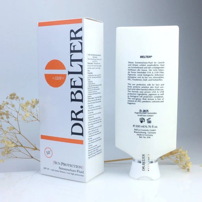 Bộ sưu tập hình ảnh minh họa kết cấu kem Dr.Belter - Dạng sữa mịn như nhung, thẩm thấu tức thì không để lại vệt trắng
