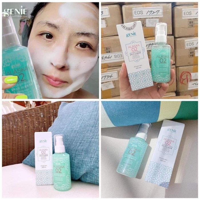 Hình ảnh chi tiết Sữa Rửa Mặt Genie Alaska O2 Sea Deep Water (ảnh 2)