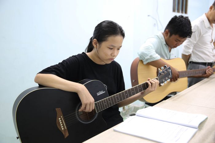 Hình ảnh không gian đào tạo tại Việt Music Center