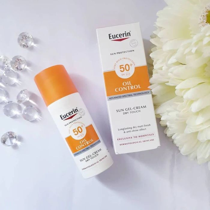 Hình ảnh thực tế Eucerin Oil Control SPF50+ - Bảo vệ vượt trội cho da dầu mụn
