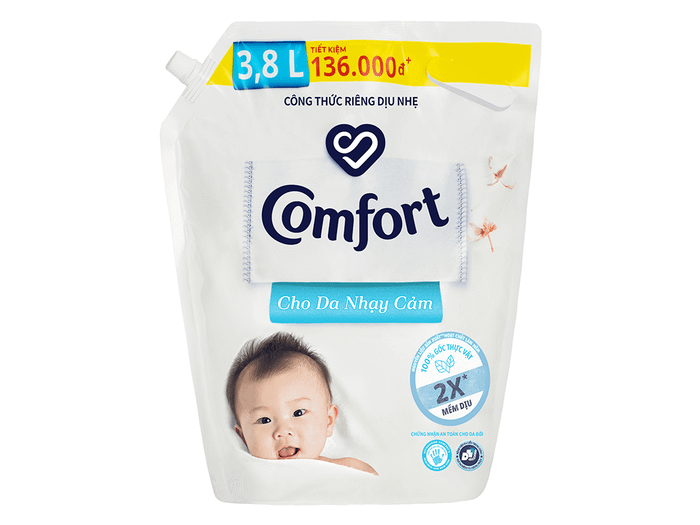 Comfort Cho Da Nhạy Cảm - Nước xả vải lành tính (Ảnh minh họa 1)
