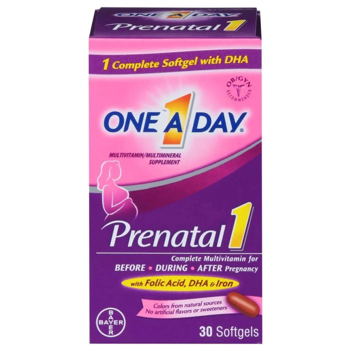 Bộ sưu tập hình ảnh One A Day Women's Prenatal