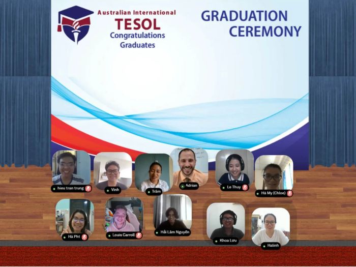 Hình ảnh hoạt động giảng dạy thực tế tại Australian International TESOL