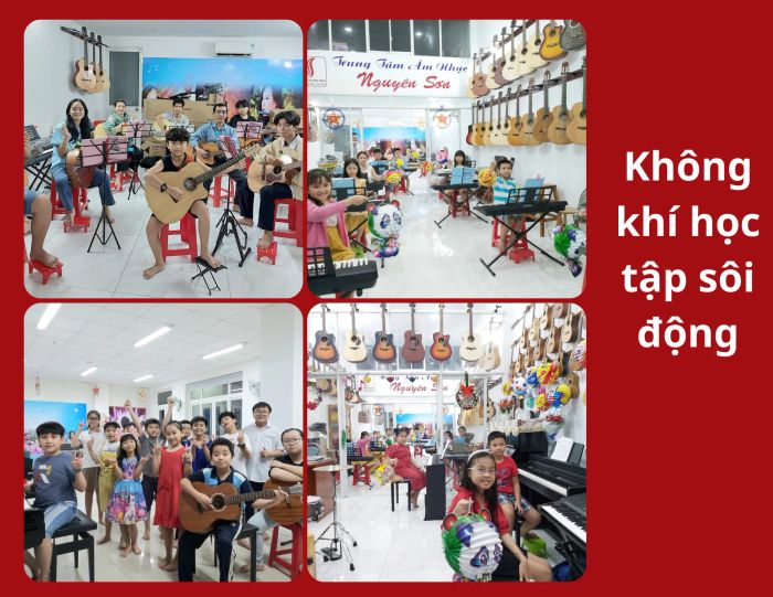 Giờ học đầy cảm hứng tại Trung tâm Âm nhạc Nguyên Sơn - Ảnh 2