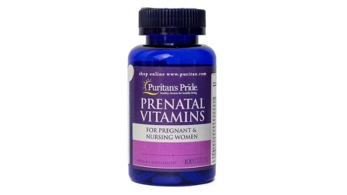 Hình ảnh chính hãng Puritan's Pride Prenatal Vitamins