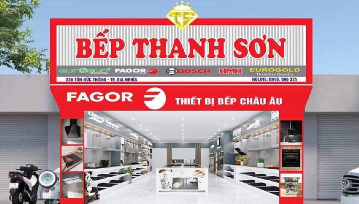 Hình ảnh không gian trưng bày tại Bếp Thanh Sơn