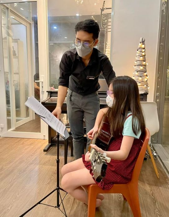 Hình ảnh lớp học đầy cảm hứng tại The Swan Music School