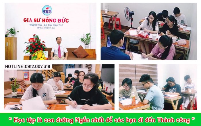 Hình ảnh hoạt động giảng dạy tại Trung Tâm Gia Sư Hồng Đức