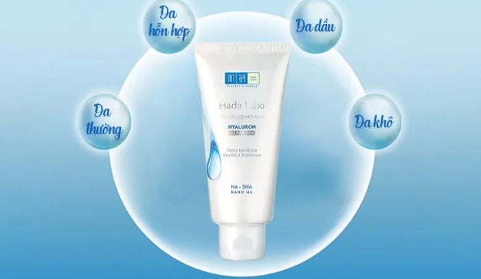 Kem rửa mặt Hada Labo Advanced Nourish Cleanser hình ảnh 2