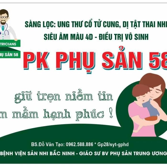 Phòng Khám Phụ Sản 58 Hình Ảnh 2