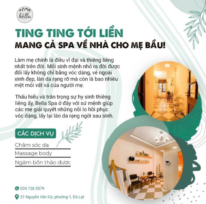 Các liệu trình chăm sóc chuyên sâu tại Bella Spa & Massage