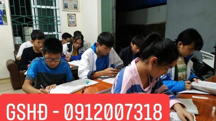 Không gian học tập hiện đại tại Trung Tâm Gia Sư Hồng Đức