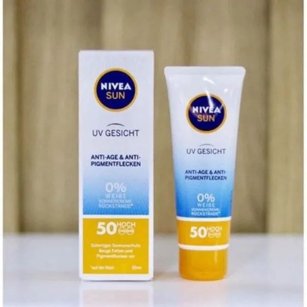 Hình ảnh thực tế Kem Chống Nắng Nivea Q10 SPF50 - Dưỡng da và bảo vệ toàn diện