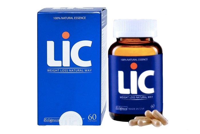 Hình ảnh chính hãng viên giảm cân LIC - thiết kế sang trọng