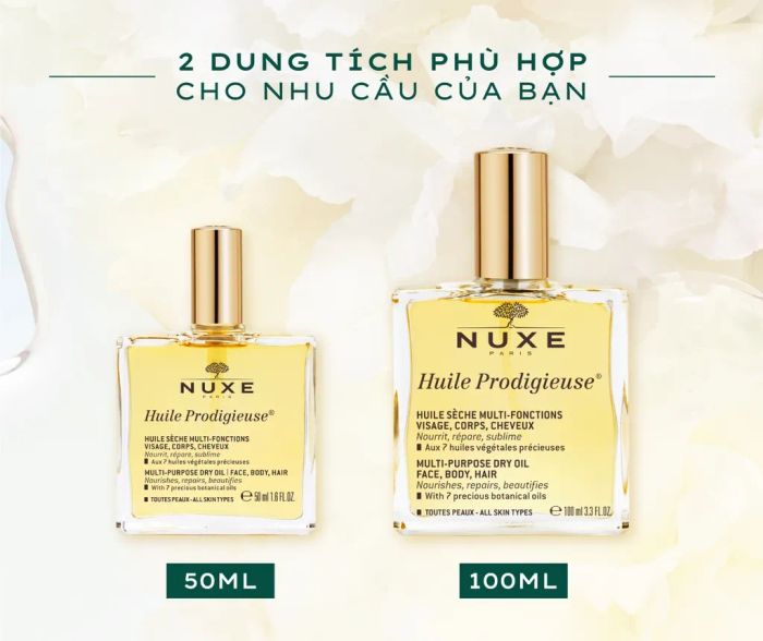 Hình ảnh thực tế dầu dưỡng Nuxe Huile Prodigieuse®