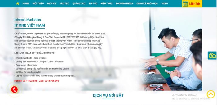 Hình ảnh dự án tiêu biểu của It One Việt Nam
