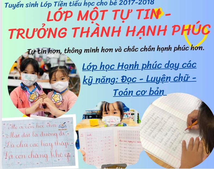 Không gian học tập tại Trung tâm Hoa Tâm Việt