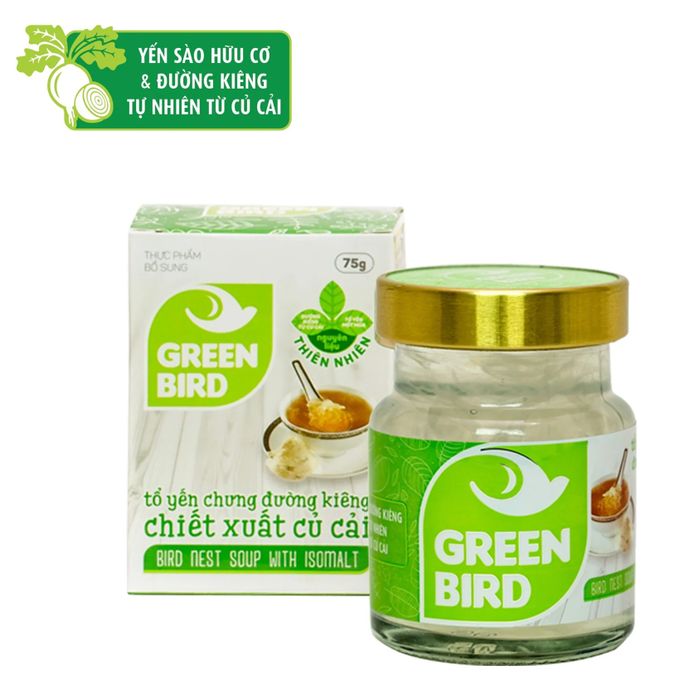 Hình ảnh Green Bird - Nước yến sào chưng đường củ cải kiêng
