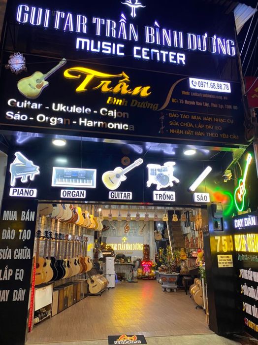 Bộ sưu tập nhạc cụ đa dạng tại Guitar Trần Bình Dương - Ảnh 2