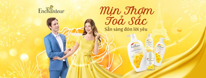 Hình ảnh sữa tắm Enchanteur chính hãng