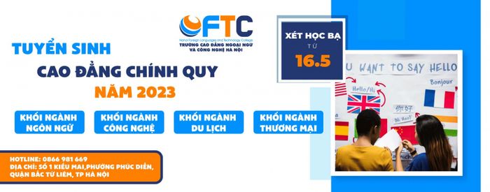 Trường Cao đẳng Ngoại ngữ và Công nghệ Hà Nội ảnh 1