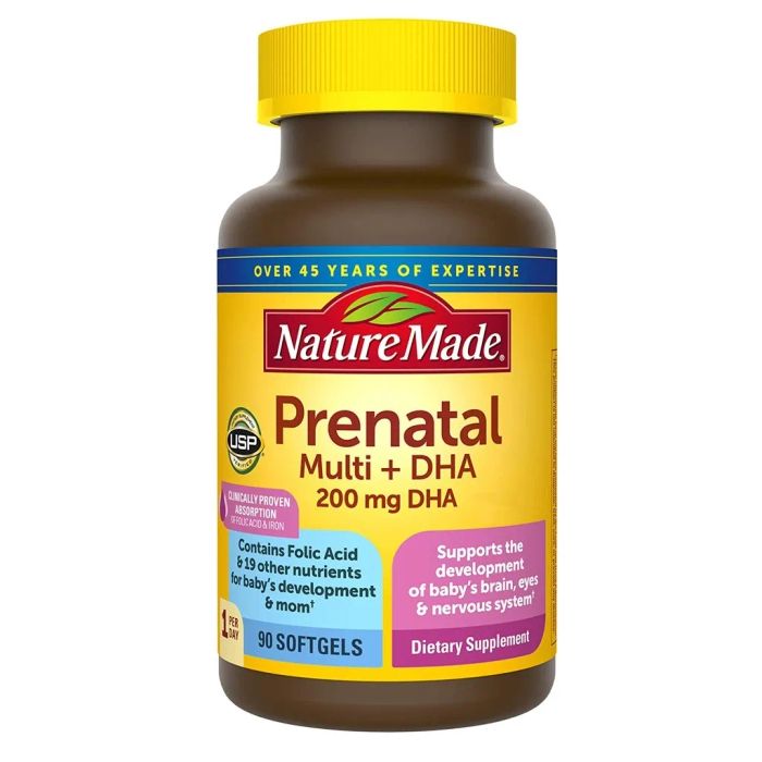 Bộ sưu tập hình ảnh Nature Made Prenatal Multi + DHA