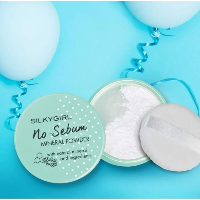 Hình ảnh Phấn Phủ Kiềm Dầu Silkygirl No Sebum Mineral Powder