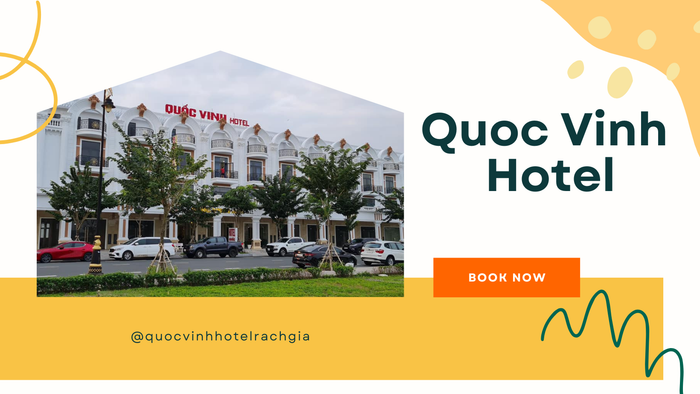 Không gian phòng nghỉ hiện đại tại Quốc Vinh Hotel