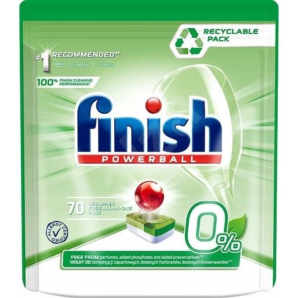 Hình ảnh minh họa viên rửa bát Finish Powerball 0%