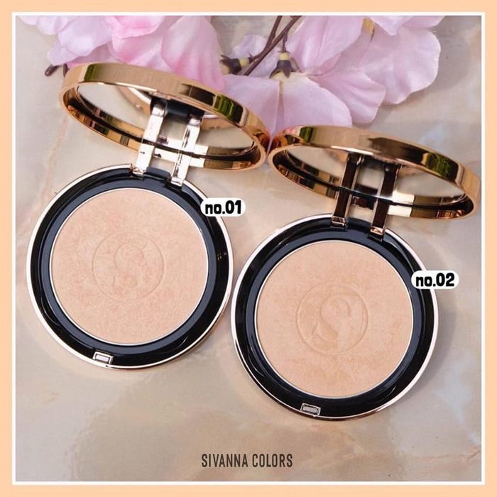 Hình ảnh chân thực Phấn Phủ Sivanna Colors Silky