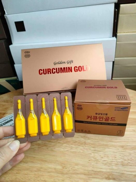 Hình ảnh bao bì sản phẩm Nano Curcumin Gold Hàn Quốc