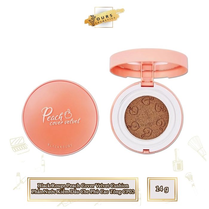 Hình ảnh chân thực Phấn Phủ Kiềm Dầu Black Rouge Rice Air Powder