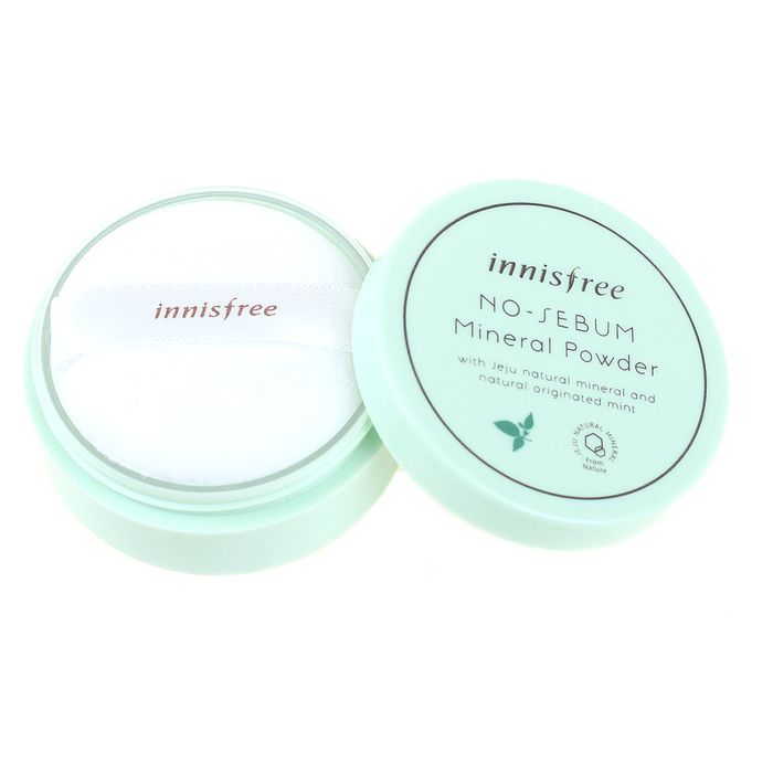 Hình ảnh thực tế Phấn Phủ Innisfree No Sebum Mineral Powder