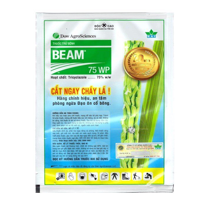 Beam 75WP – Thuốc đặc trị đạo ôn lá, đạo ôn cổ bông - Hình ảnh 2