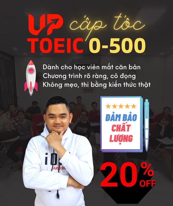 Không gian học tập sáng tạo tại UP English by Mr. Quân