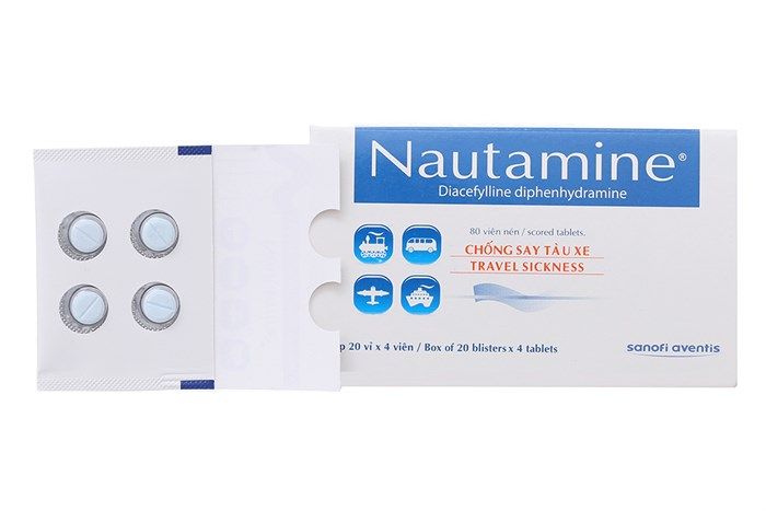 Thuốc chống say tàu xe Nautamine - Hình ảnh 1