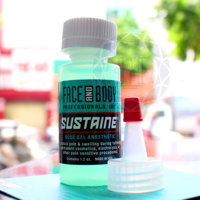 Sustaine - Bộ sưu tập ứng dụng trong phun xăm thẩm mỹ