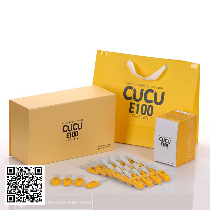 Hình ảnh bao bì sản phẩm Nano Cucu E100 Curcumin Hàn Quốc