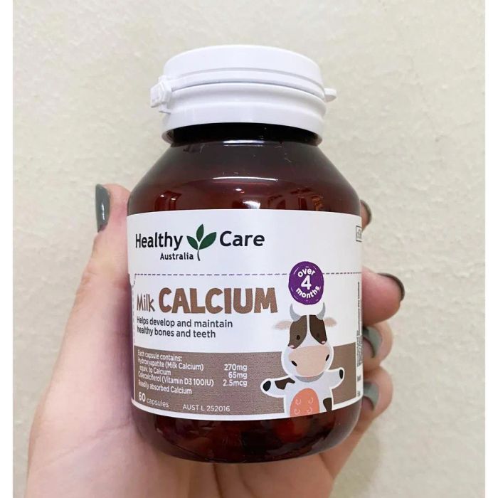Viên Sữa Canxi Milk Calcium Healthy Care Ảnh 2