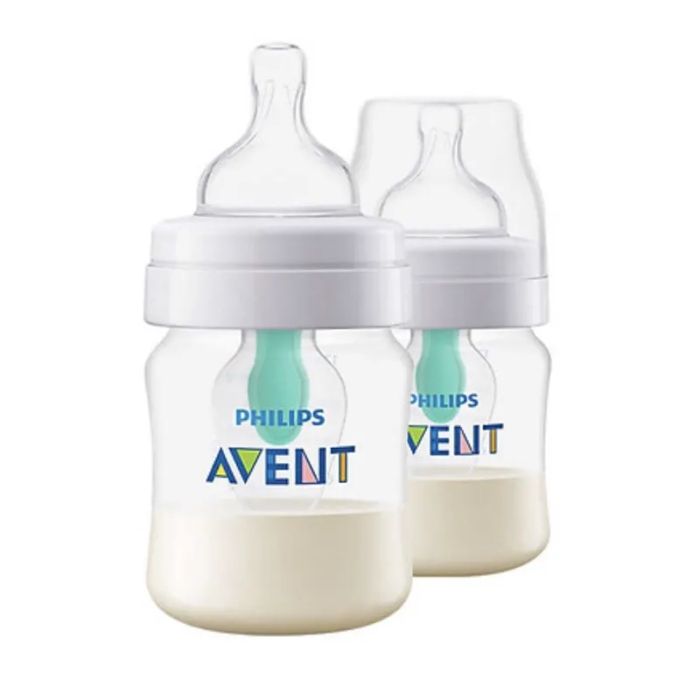 Hình ảnh chi tiết bình sữa Avent SCF810/24 với công nghệ AirFree™ chống đầy hơi
