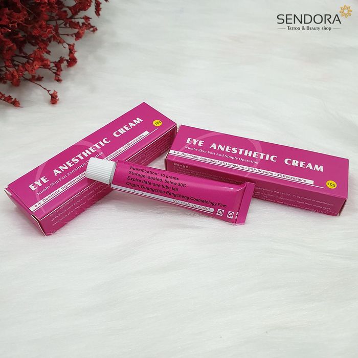 Eye Anesthetic - Hình ảnh thực tế kem tê hồng cao cấp
