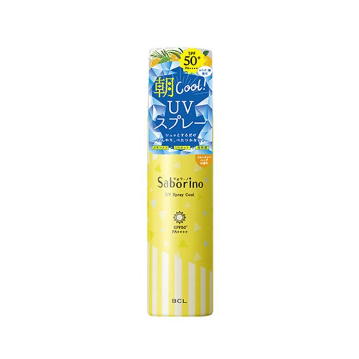 Saborino Morning UV Spray Cool SPF 50+ PA++++ - Giải pháp chống nắng dạng xịt tiên phong từ Nhật Bản, thích hợp cho lối sống năng động.