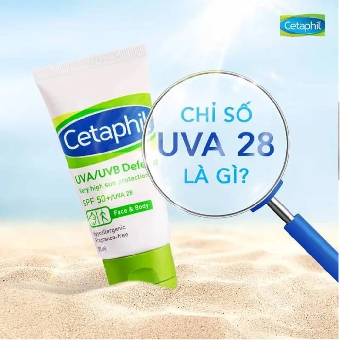 Cetaphil UVA/UVB Defense SPF 50+ - kem chống nắng đa năng vừa bảo vệ da vừa dưỡng ẩm chuyên sâu ảnh 2