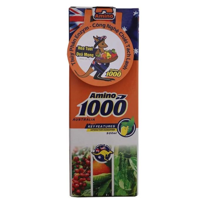 Minh họa hiệu quả sử dụng AMINO 1000 trên cây trồng