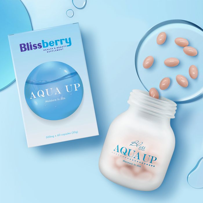 Viên uống Aqua Up Blissberry - Bí quyết da ẩm mượt không ngừng (Ảnh minh họa 2)